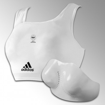 Protège poitrine coque + brassière WKF adidas