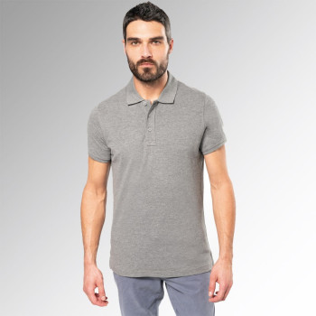 Polo piqué Bio manches courtes homme