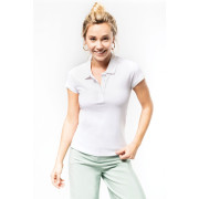 Polo piqué Bio manches courtes femme